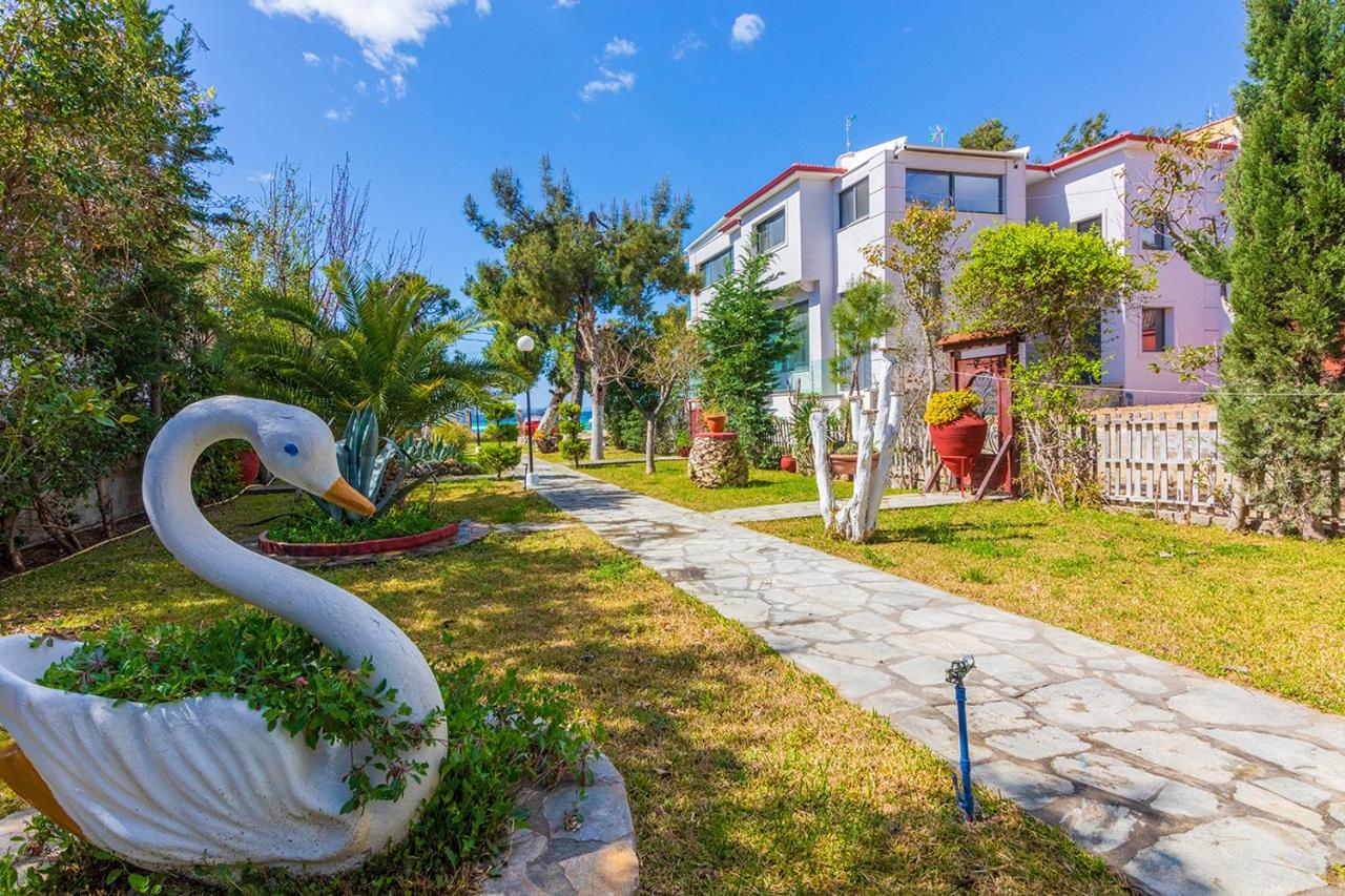Galazia Akti Seaside Apartments Nikiti  Exterior foto